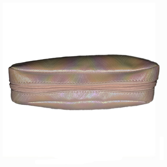 🆕Pearlescent Pink Makeup / Cosmetic Bag - NEW - Picture 2 of 5